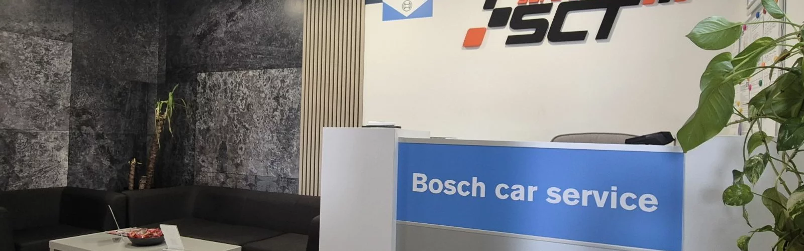 Prijemna prostorija SCT servisa, Bosch Car Service Veternik